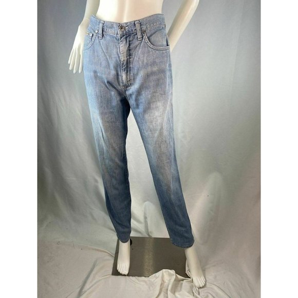 Krizia Jeans Light Wash High Waisted Mom Jeans Vin - Picture 1 of 7